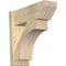 Ekena Millwork Westlake Slat Rough Sawn Outlooker, Douglas Fir, 8"W x 22"D x 22"H OUT08X22X22WTL06RDF - alternate 1